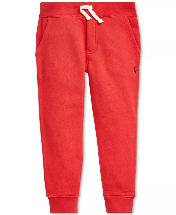 

Детские и мальчиковые джоггеры из хлопкового флиса Polo Ralph Lauren, красный