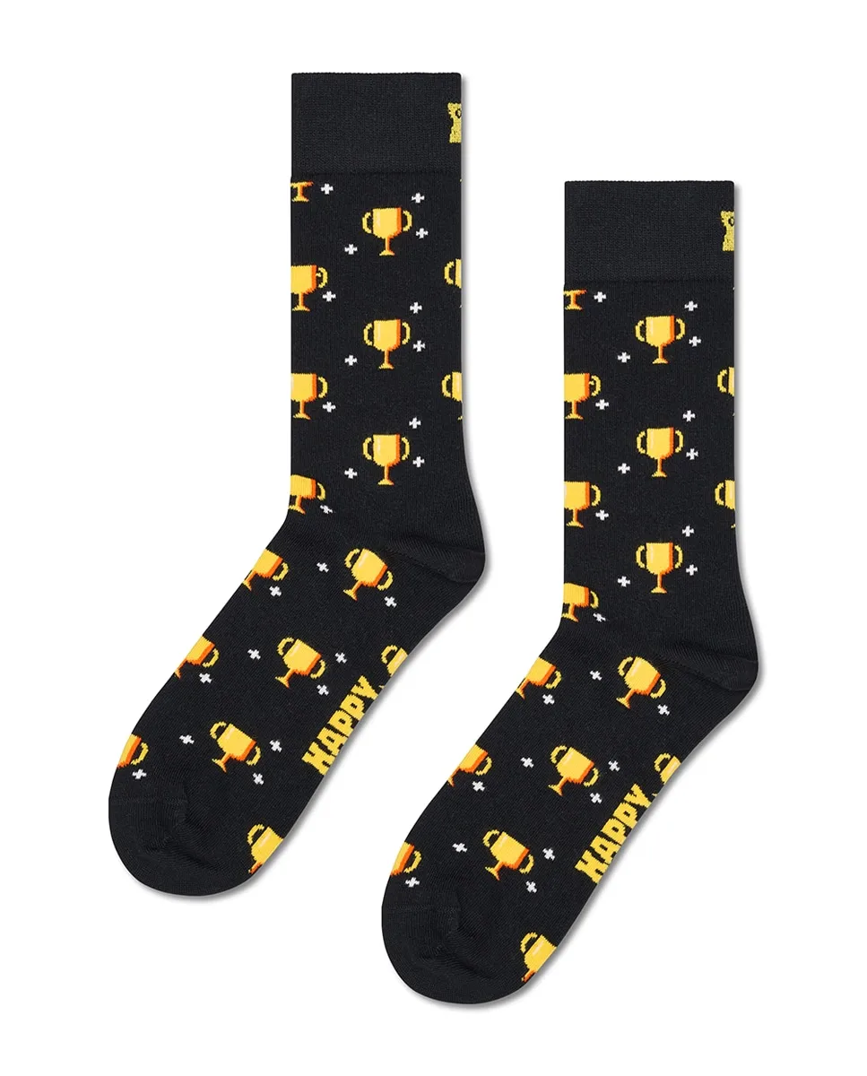 

Носки чемпионской серии черного цвета Happy Socks