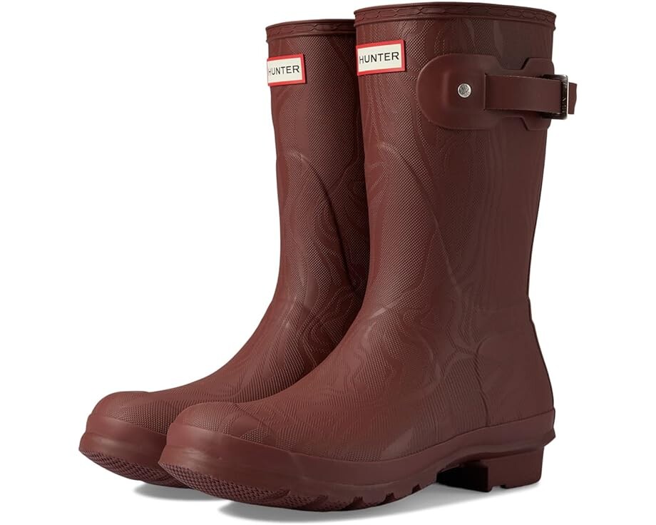 

Ботинки Hunter Original Short Erosion Texture Boot, цвет Erosion Texture Muted Berry