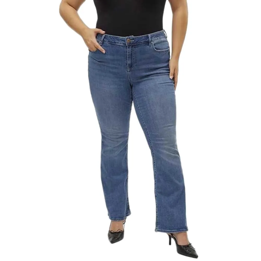 

Джинсы Vero Moda Curve Flash Flared Fit Li347, синий