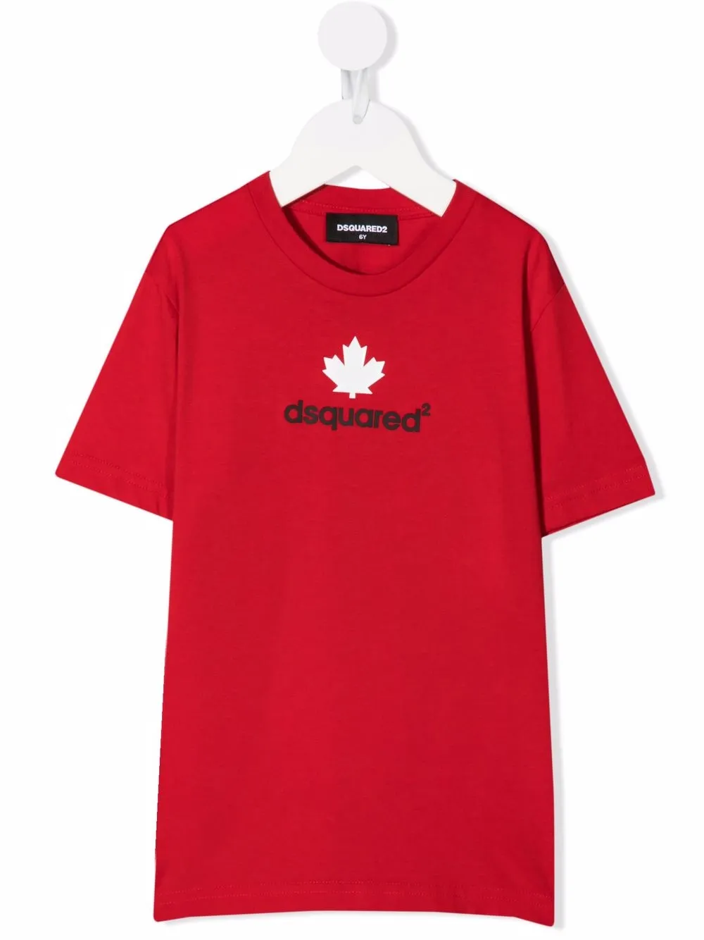 

Футболка с логотипом DSQUARED2 KIDS, красный