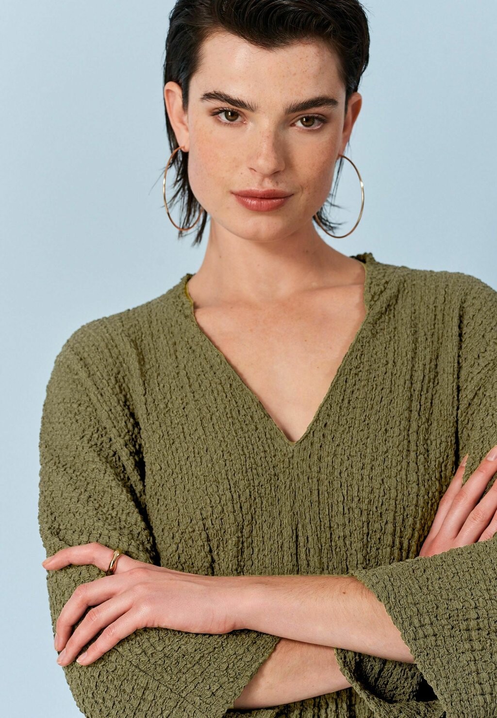 

Туника Textured Petite Next, зеленый хаки