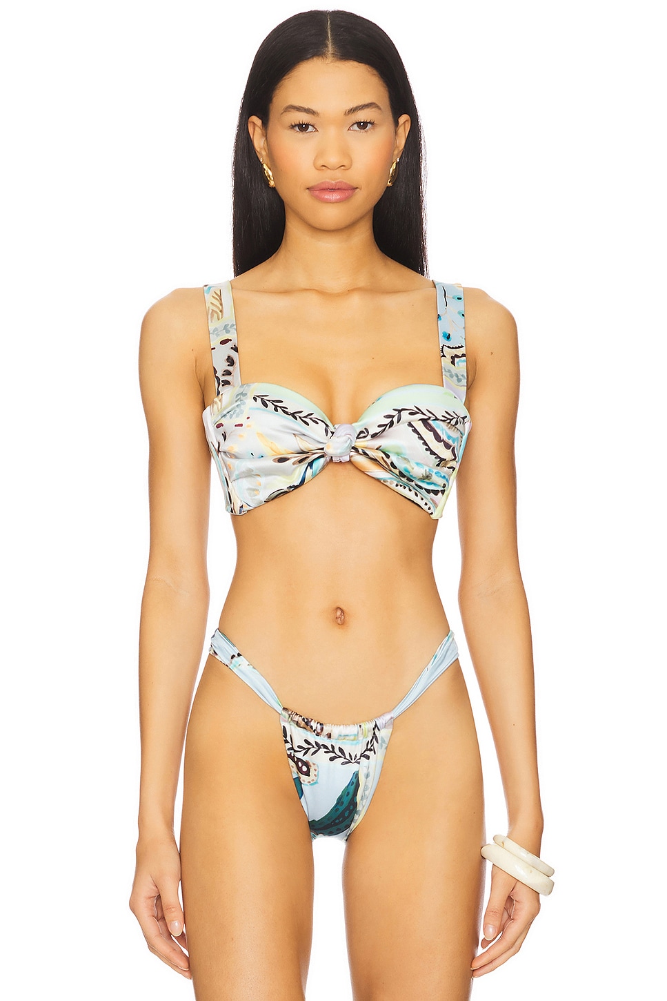 

Топ бикини Hayden Montce Swim, st. barths floral