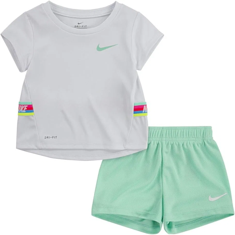 Детский спортивный костюм Nike, белый/мятно-белый