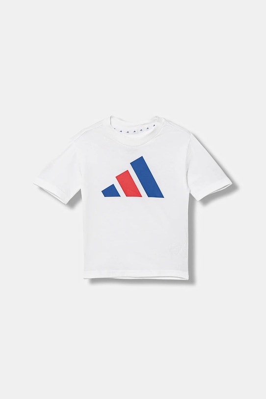 

Детская хлопковая футболка Adidas, белый