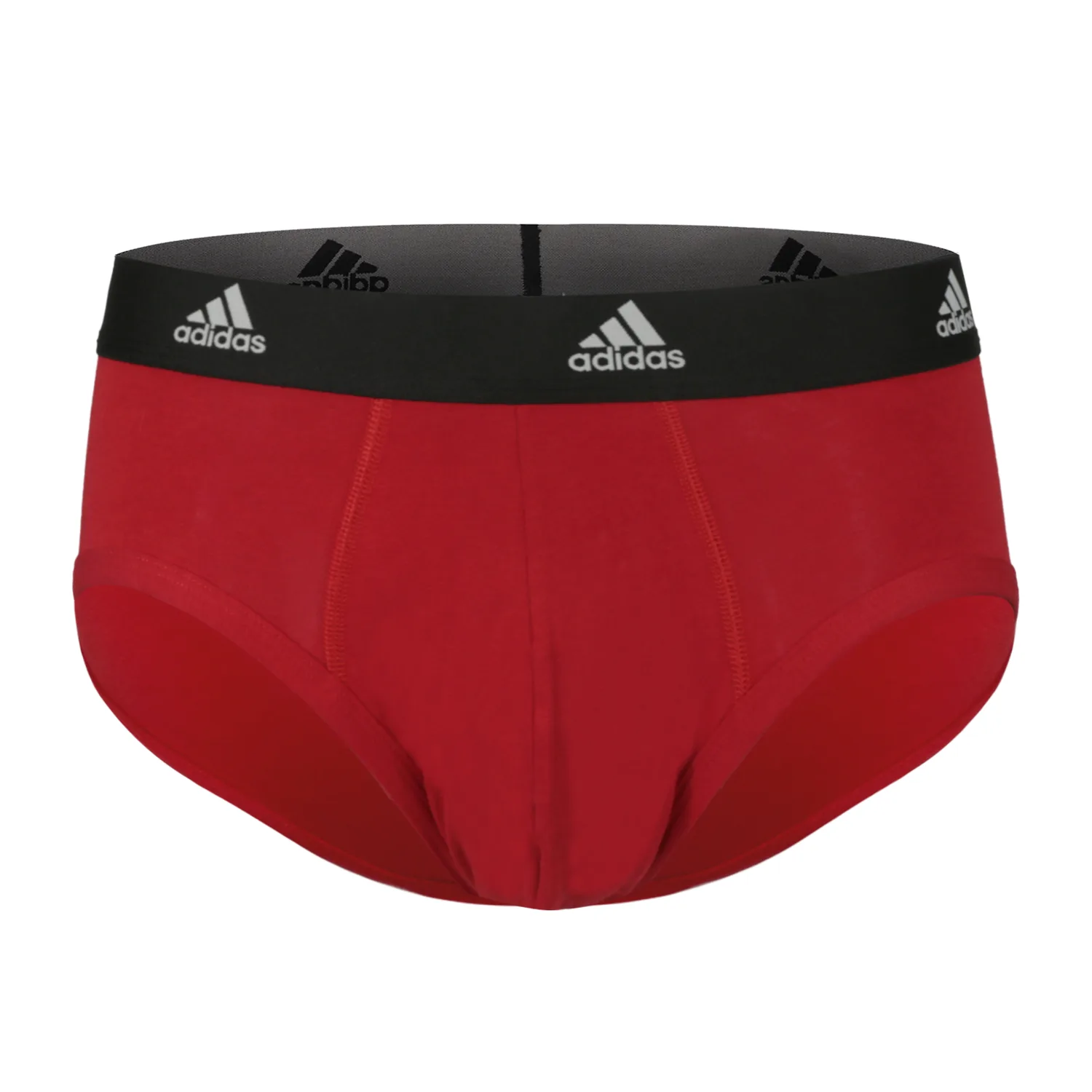 Трусы Triangle для мужчин, 3 шт Adidas, 3 Pack (Red+Black+Black Logo Print) — фото 4