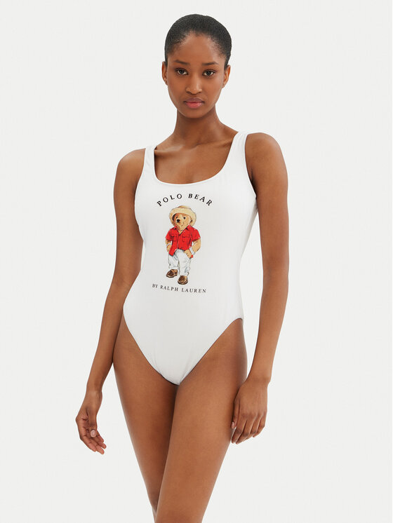

Купальник 21598410 Polo Ralph Lauren, белый