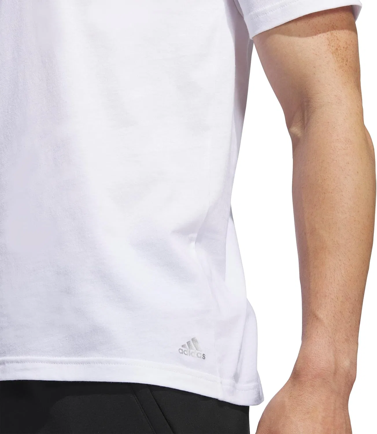 Футболки мужские, 2 шт, adidas, белый