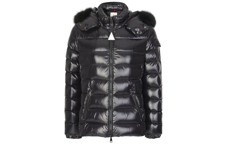 

Пуховик женский черный Moncler