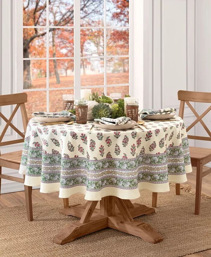 

Прямоугольная скатерть с принтом Nomad Harvest Block, 60 x 84 дюйма Elrene, мультиколор