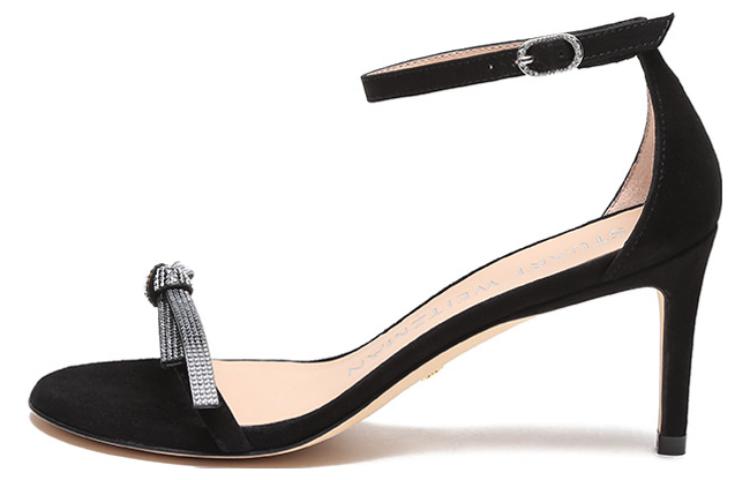 Сандалии Stuart Weitzman на одной бретели 7,5 см Женские Черные
