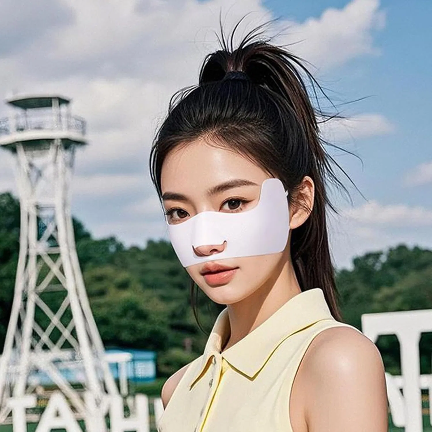 Солнцезащитный патч для лица Golf Gel Facial Patch NKONTYOURE — фото 2
