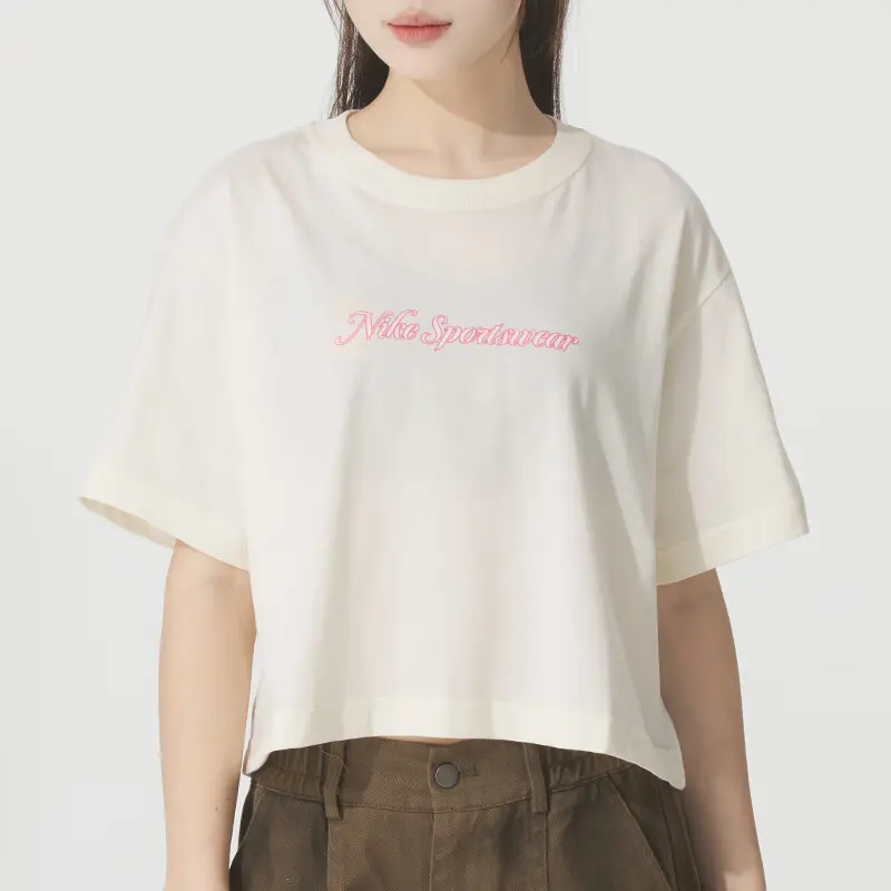 Футболка женская Sportswear SS25 Nike, Ecru — фото 2