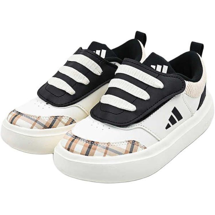 Кроссовки детские Park St Breathable Low Top для тренировок Adidas, белый/черный — фото 3