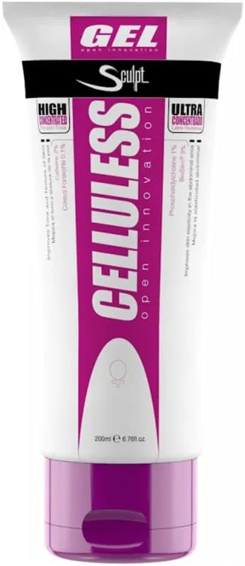Антицеллюлитный гель Sculpt Celluless 200 мл Sculpt