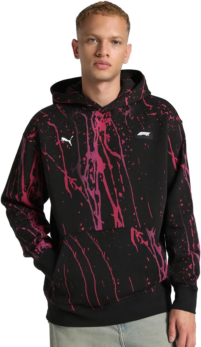 

Мужская толстовка PUMA Motorsport MOTOR F1 Color Splash Hoodie 630170, черный