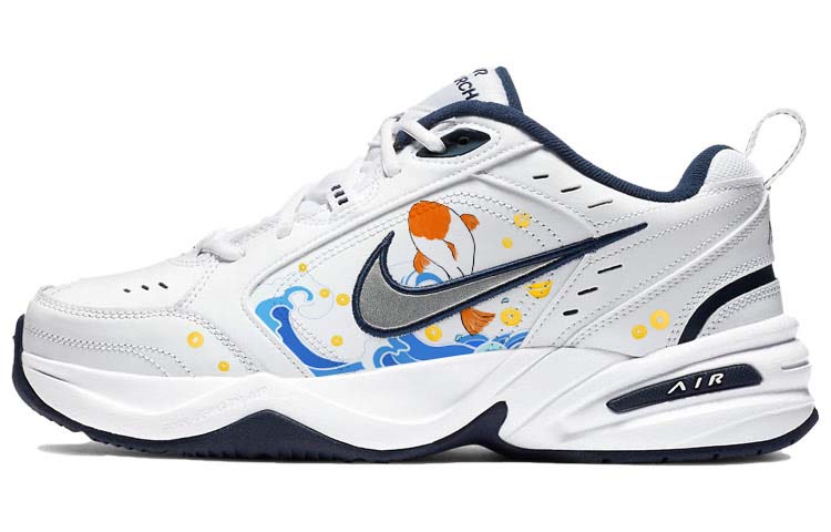 

Кроссовки Nike Air Monarch 4 Chunky Sneakers Unisex Low-Top Blue White, Белый, Кроссовки Nike Air Monarch 4 Chunky Sneakers Unisex Low-Top Blue White