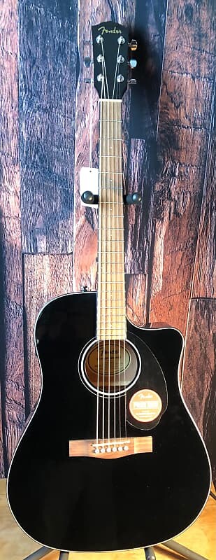 

Акустическая гитара Fender CD-60SCE Black with Electronics
