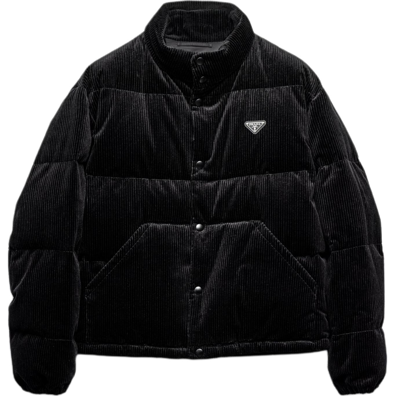 

PRADA Куртка из вельвета, Black