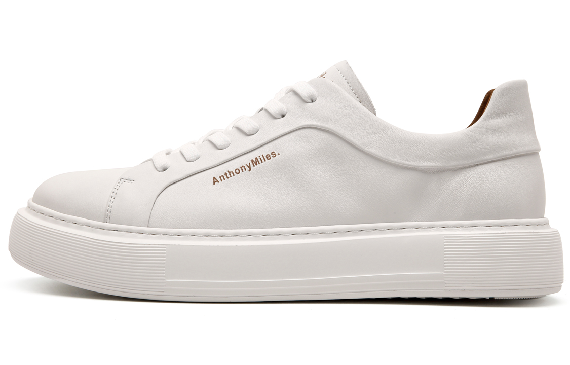 

Кроссовки Anthony Miles Skateboard Shoes Men Low-Top White, Белый, Кроссовки Anthony Miles Skateboard Shoes Men Low-Top White