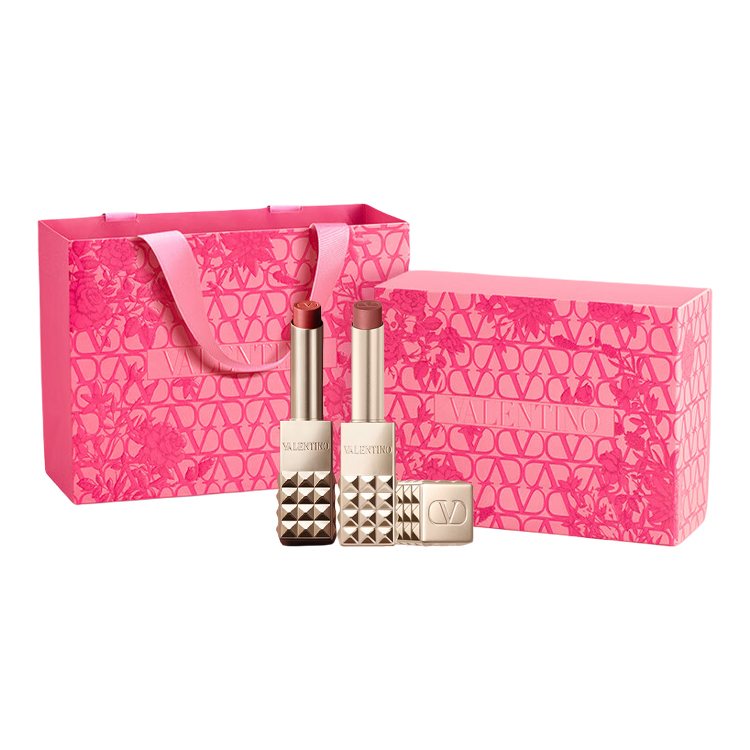 

Помада для губ Studs матовая увлажняющая 2.3g+2.3g Valentino