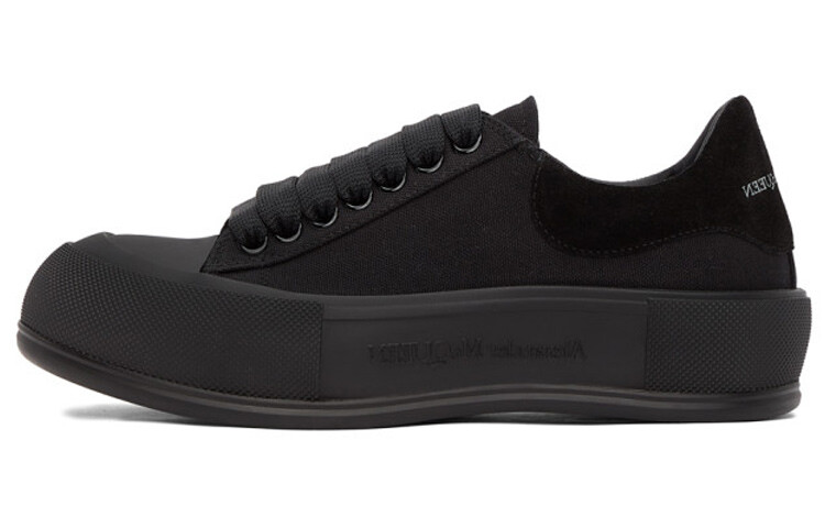 

Кроссовки для скейтбординга на палубе мужские низкие черные Alexander Mcqueen, Черный, Кроссовки для скейтбординга на палубе мужские низкие черные Alexander Mcqueen