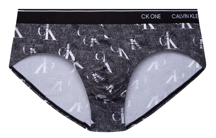 

Мужские трусы Calvin Klein, Dark Gray with White Print