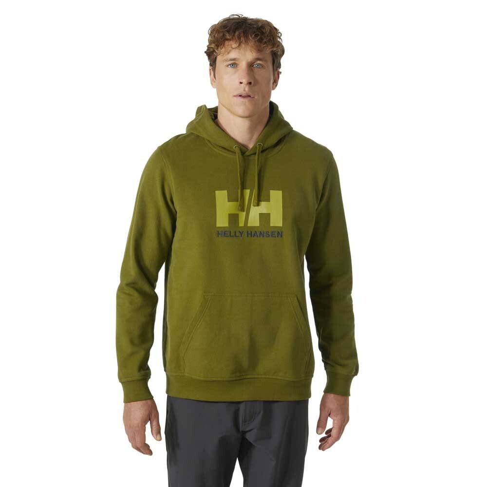 

Толстовка Helly Hansen Logo Hoodie, зеленый