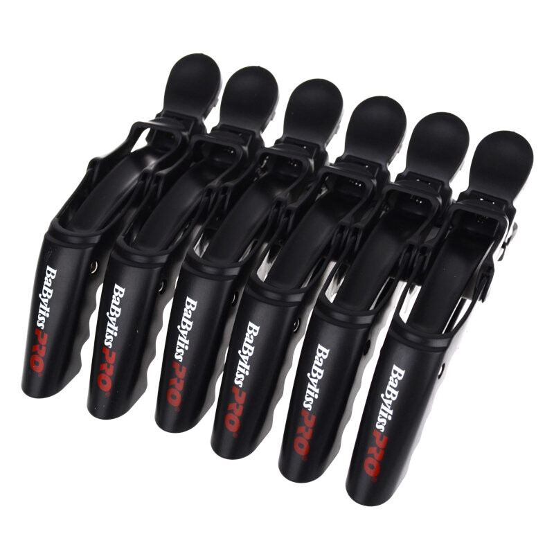 

Babyliss Croco Clips Черный Заколки для волос 6 шт. - черный