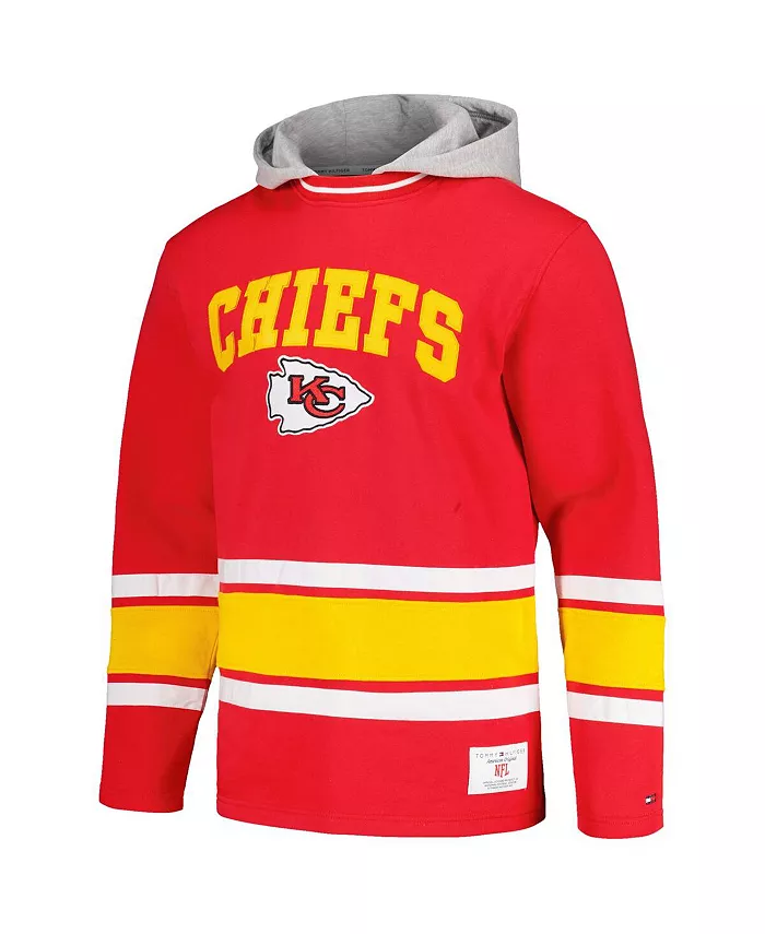Мужская модная толстовка с капюшоном Kansas City Chiefs Ivan красного цвета Tommy Hilfiger — фото 3
