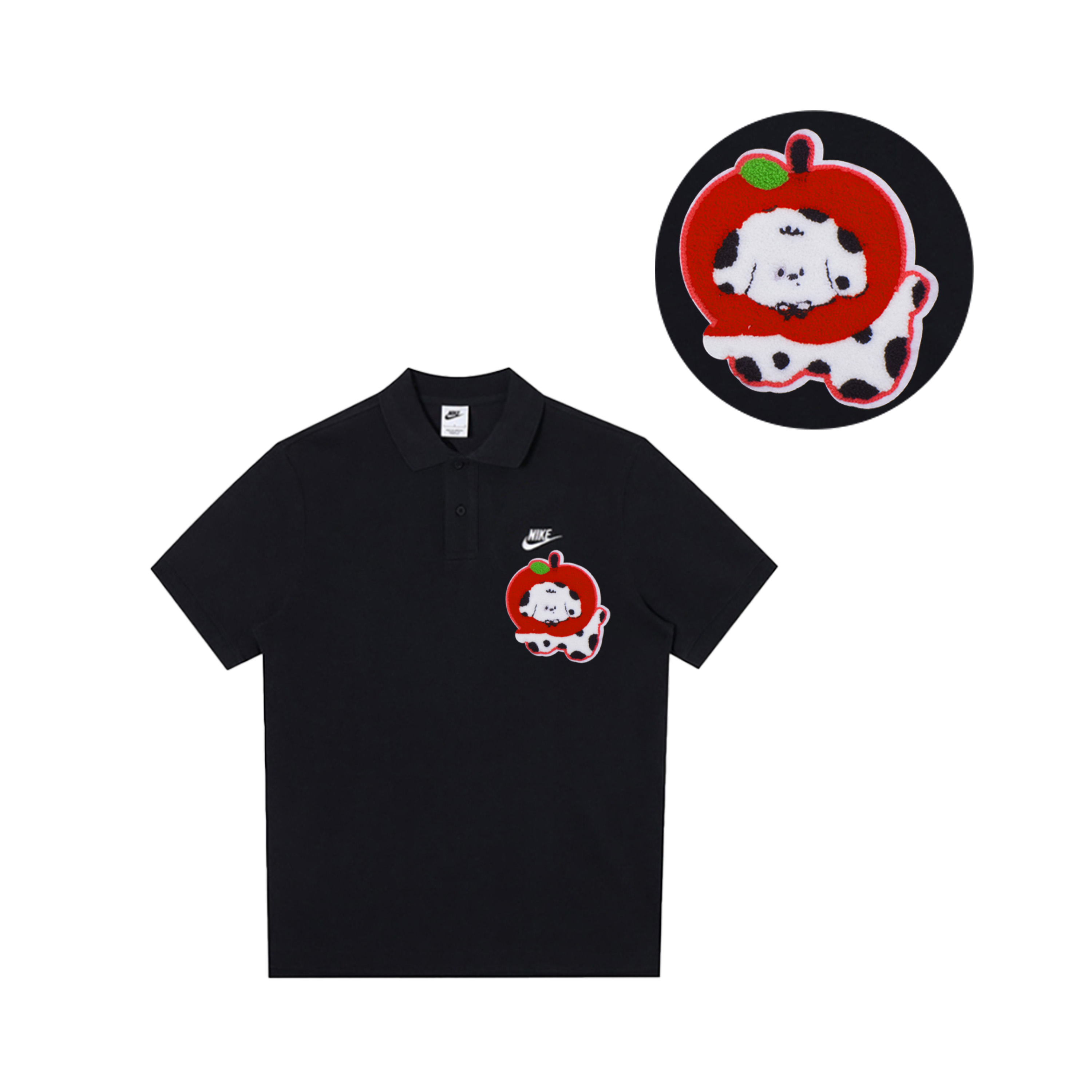 

Nike Спортивная поло мужская black, Черный, Nike Спортивная поло мужская black