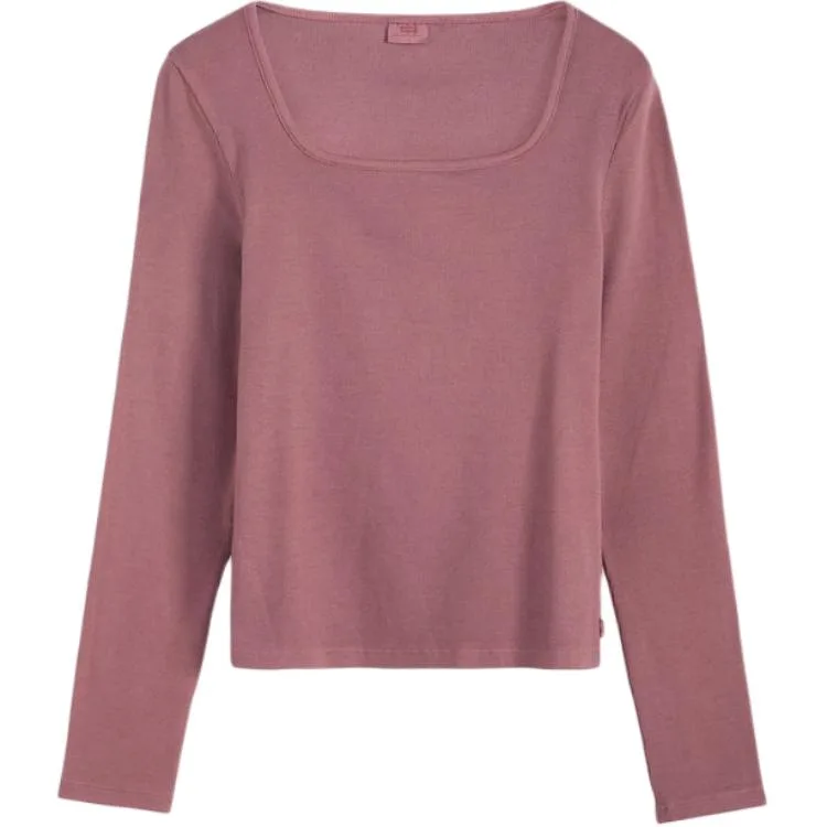 Футболка Women's Berry Square Collar Levis, berry