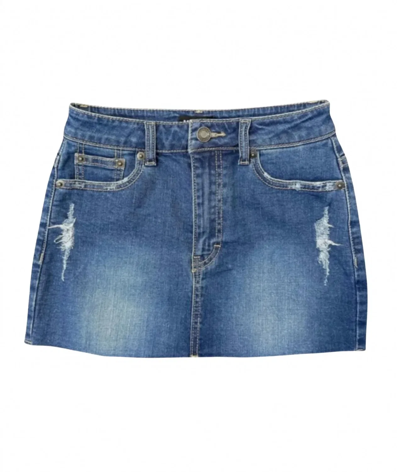 Юбка Miami Mid Wash из джинсовой ткани KatieJnyc, джинсовая ткань — фото 3