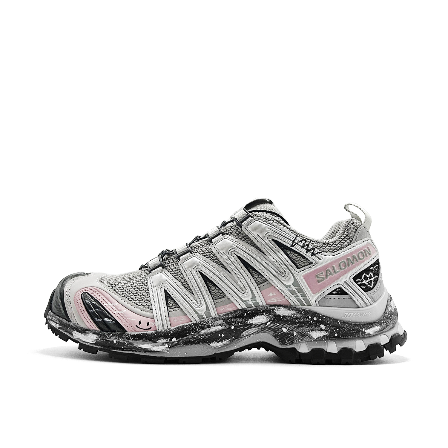 

SALOMON Кроссовки для бега XA PRO 3D Cushioning Support Low top Unisex Silver Pink
