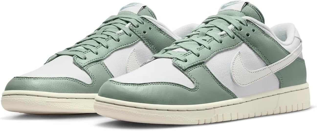 Мужские кроссовки Nike Dunk Low, зеленый — фото 4