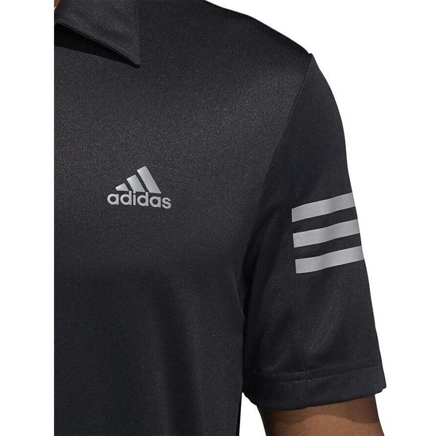 Футболка adidas Golf Polo Shirt, черная, мужская — фото 2