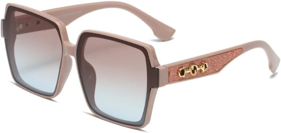 

Квадратные солнцезащитные очки для женщин, винтажные мужские солнцезащитные очки, стильные женские повседневные очки для девушек, защита от ультрафиолета UV400 MTZJH, One Color