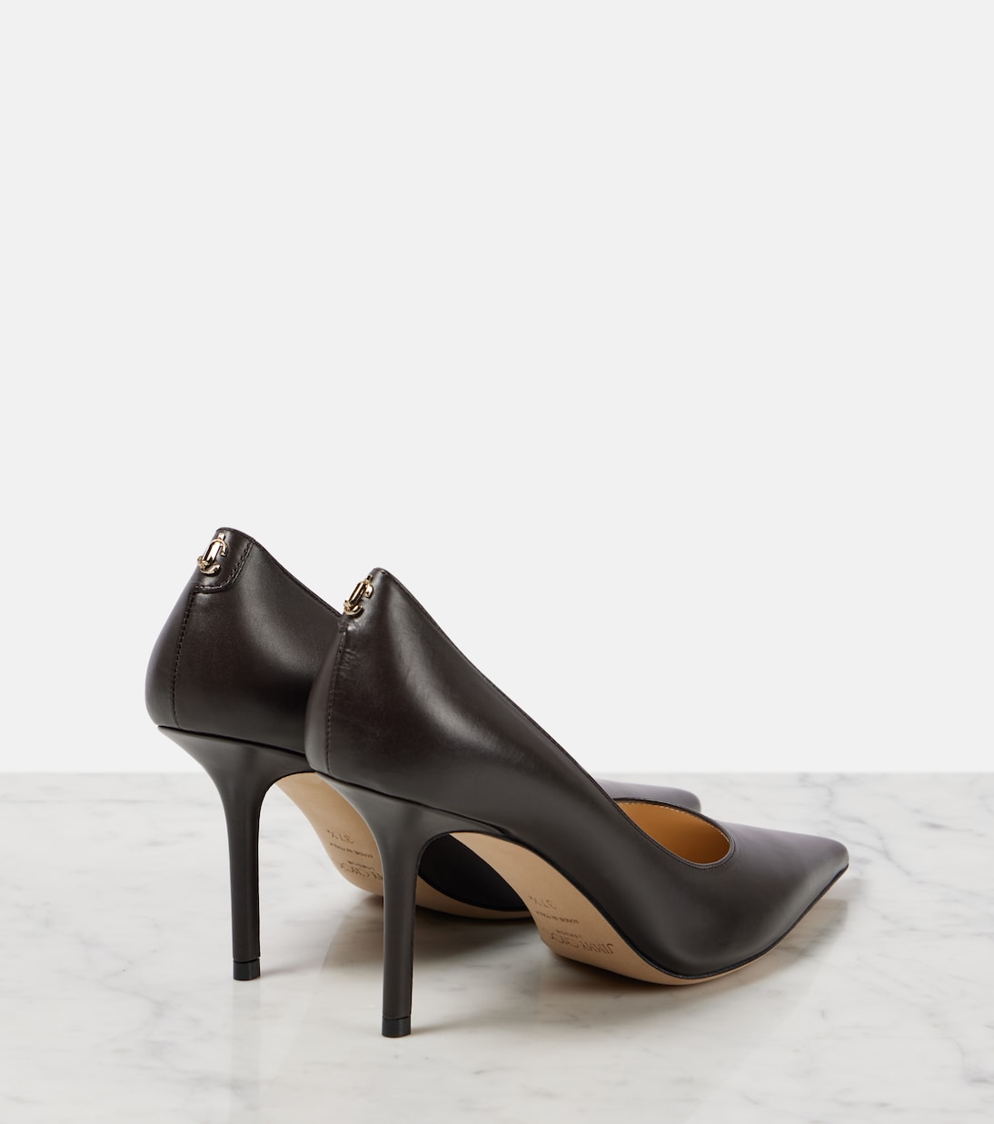 Туфли-лодочки Love 85 из кожи Jimmy Choo, кофе — фото 2