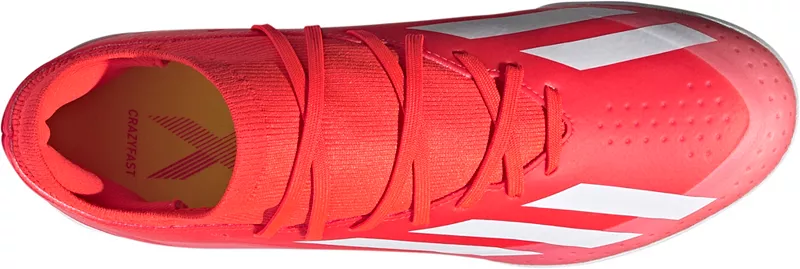 Футбольные бутсы Adidas X Crazyfast League для газона, красный/белый — фото 4