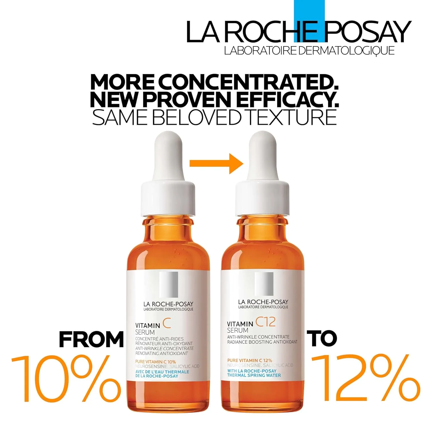 Сыворотка La Roche-Posay — Pure % с витамином C для лица с гиалуроновой и салициловой кислотой, увлажняющая , сияние, 29.9 мл — фото 2