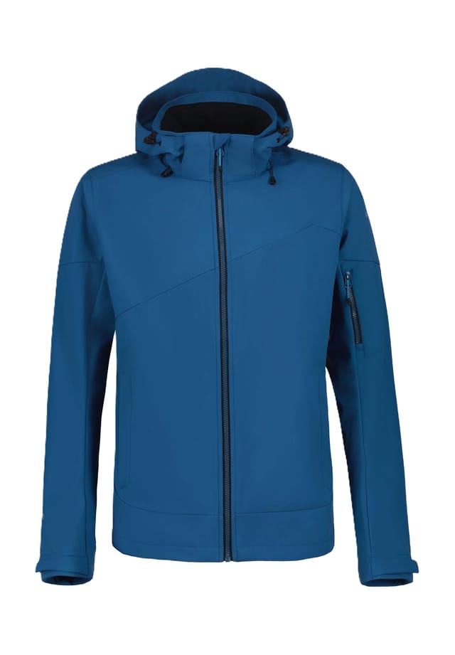 

Куртка Softshell "Barmstedt" регулируемая водоотталкивающая Icepeak, синий