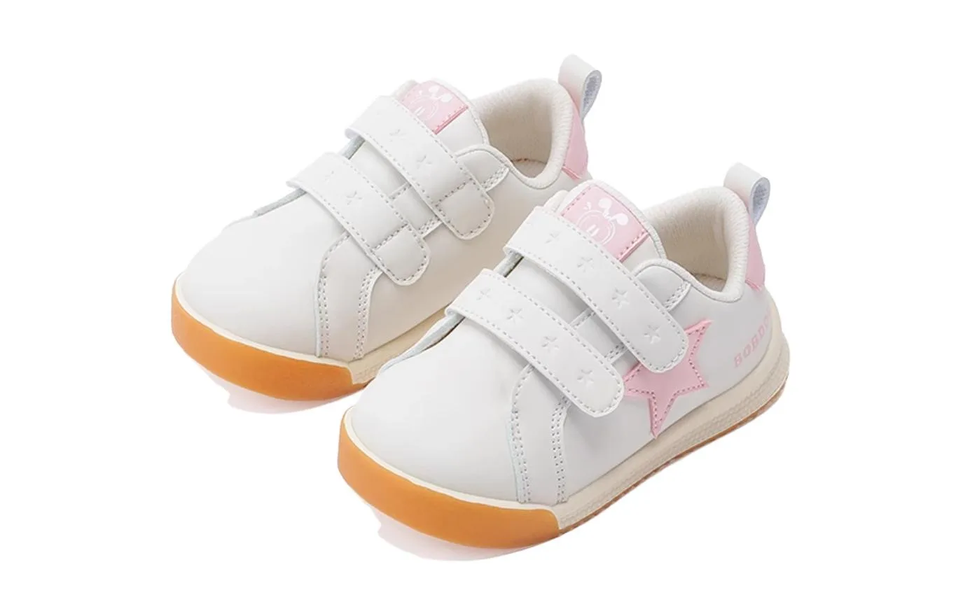 BOBDOG Slip Resistant Cushioning Abrasion Resistant Low top детские туфли Beige Blue Infant And Toddler — фото 4