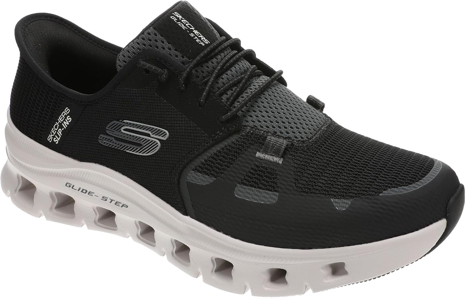 Мужские кроссовки Skechers Glide-Step Pro без шнурков, черный — фото 2