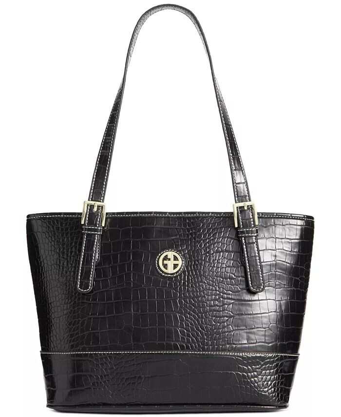 

Сумка-тоут Croc Medium Giani Bernini, черный