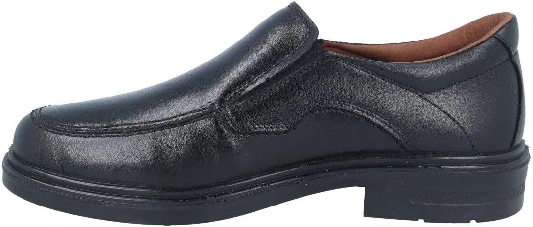 Туфли Luisetti Komfort-legerer Mokassin für Herren, aus 100% natürlichem Rindsleder, ein klassischer, überarbeiteter Allrounder und komfortabler Komfortschuh Klasse 33650ST, Black — фото 4
