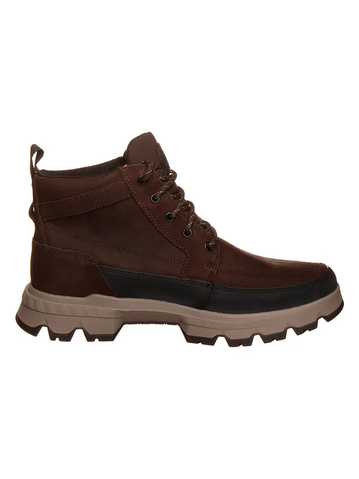 Ботинки кожаные Timberland коричневый — фото 2
