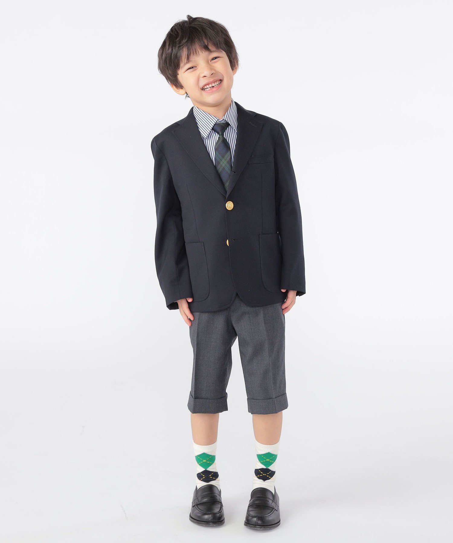 Детские шорты SHIPS KIDS: 100–130 см / Шерстяные шорты Ceremony без складок, Charcoal Gray — фото 4