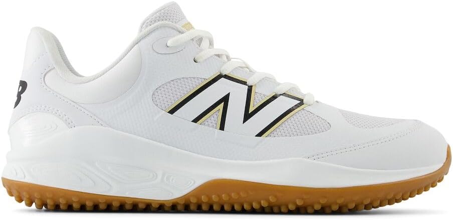 Мужские бейсбольные кроссовки New Balance Fresh Foam 3000 V7 Turf-Trainer, белый/черный — фото 2