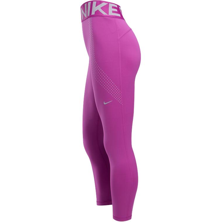 Dri Fit PRO SCULPT Спортивные Штаны Женские Ярко-Пурпурный Красный/Серебристый Nike — фото 4