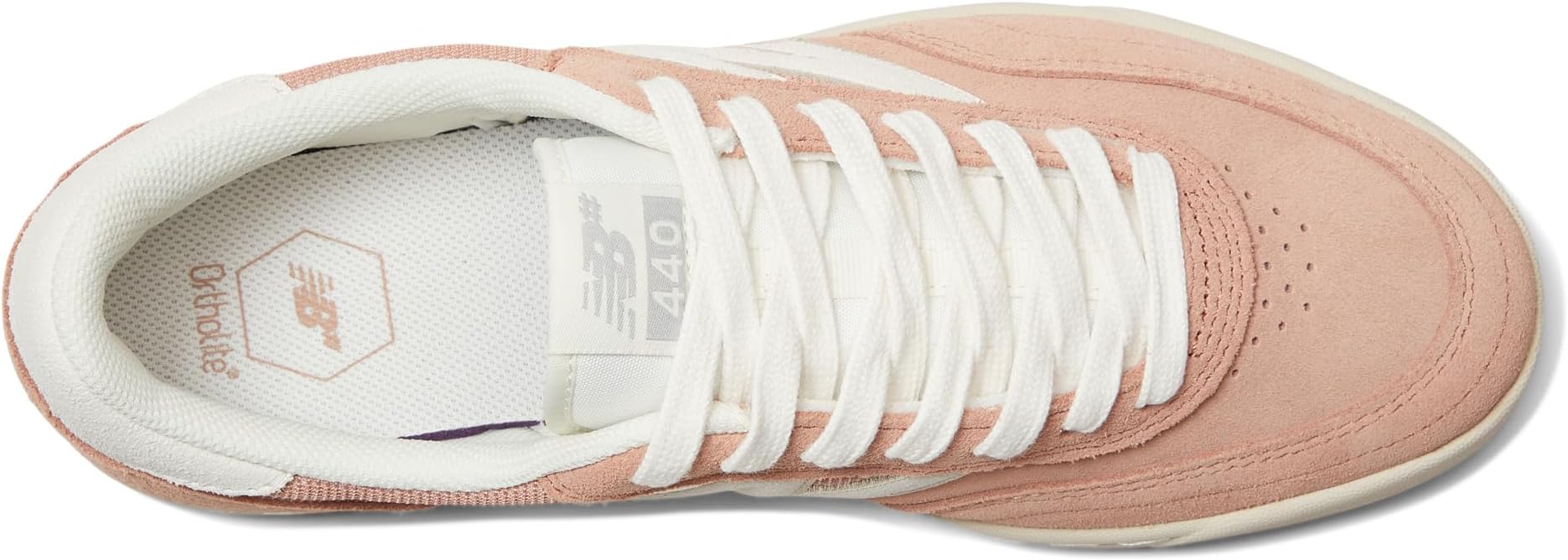 Кроссовки Unisex New Balance Numeric 440, Rose/White — фото 2